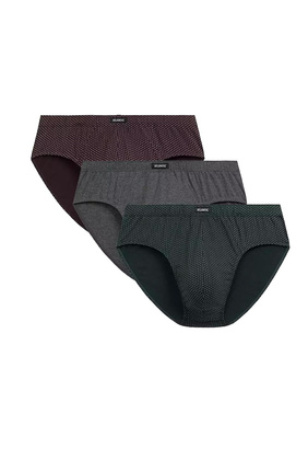 Slipy Atlantic 3MP-202 A'3 M-4XL szmaragdowy-szary melanż-wino