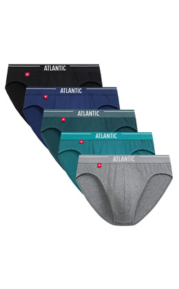 Slipy Atlantic 5SMP-004/25 A'5 S-2XL niebieski-zielony-czarny