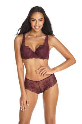 Biustonosz full cup Mat M-3344/22 Cora bordowy