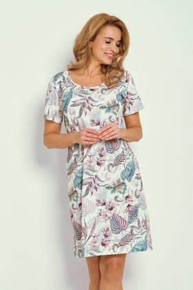 Koszula Taro Renny 3342 kr/r M-XL W25 damska liście egzotyczne
